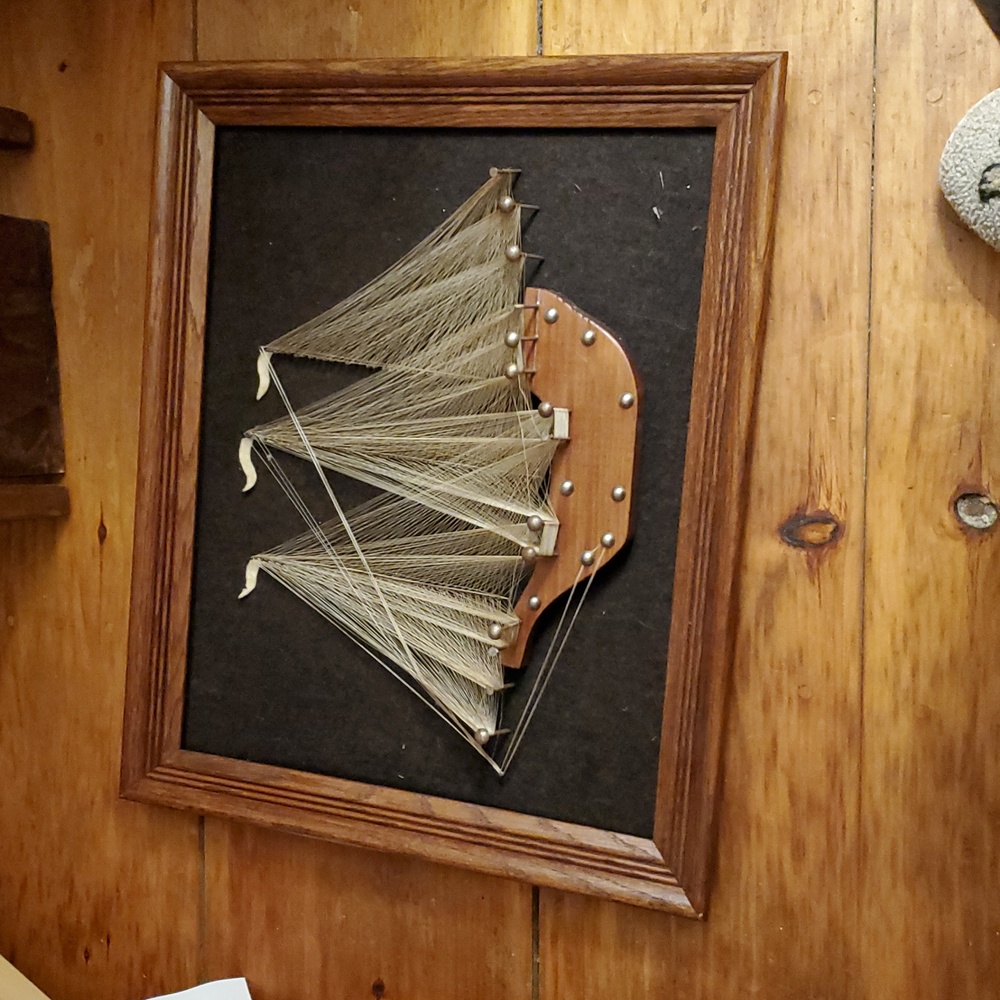 String Art Sail Boat